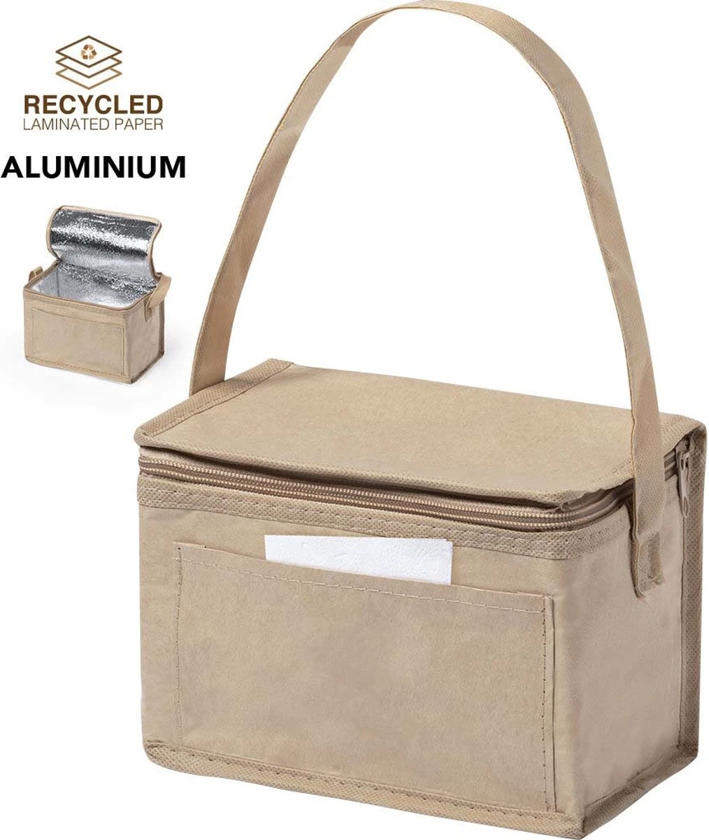 Merkloos Koeltas - Lunchtas - Koeltasje Lunch - Koelelementen - Isolatie - Volwassenen - Dames - Heren - Gerecycled - Papier - Aluminium 2 Merkloos Koeltas - Lunchtas - Koeltasje Lunch - Koelelementen - Isolatie - Volwassenen - Dames - Heren - Gerecycled - Papier - Aluminium - Image 2