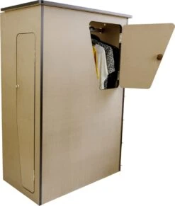 Camper Keuken MDF - Linkerkant EU - Inclusief Kledingstang + Wijnrek - Onbewerkt - Inbouw Kasten Inrichting Kampeerauto Caravan -Campingwinkels 1017x1200