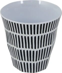 Bo-Camp Servies - Mix & Match - 16 Delig - Zwart/Wit -Campingwinkels 1018x1200 1