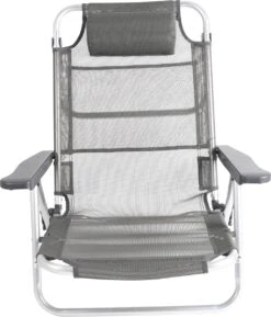 Bo-Camp Beach Chair - Monaco - Aluminium - Grijs 21 Bo-Camp Beach Chair - Monaco - Aluminium - Grijs -Campingwinkels 1026x1200
