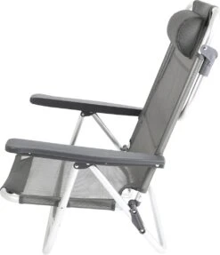 Bo-Camp Beach Chair - Monaco - Aluminium - Grijs 19 Bo-Camp Beach Chair - Monaco - Aluminium - Grijs -Campingwinkels 1031x1200