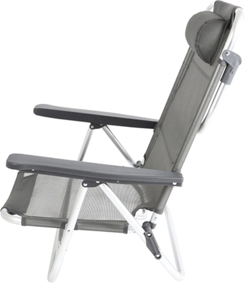 Bo-Camp Beach Chair - Monaco - Aluminium - Grijs 13 Bo-Camp Beach Chair - Monaco - Aluminium - Grijs - Afbeelding 13
