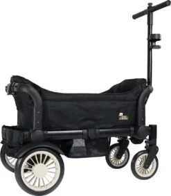 Deryan Luxe Sandy Bolderkar - Duo Buggy - Tandem Buggy - Opvouwbaar - Inklapbare Bolderwagen - Duo Kinderwagen - Zwart -Campingwinkels 1048x1200 4