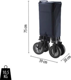 Campart Bolderkar HC-0910 - Opvouwbaar - Bolderwagen Met Stevig Harmonicaframe - Inclusief Opbergtas En Bodemplaat - Blauw 13 Campart Bolderkar HC-0910 - Opvouwbaar - Bolderwagen Met Stevig Harmonicaframe - Inclusief Opbergtas En Bodemplaat - Blauw -Campingwinkels 1060x1200 3