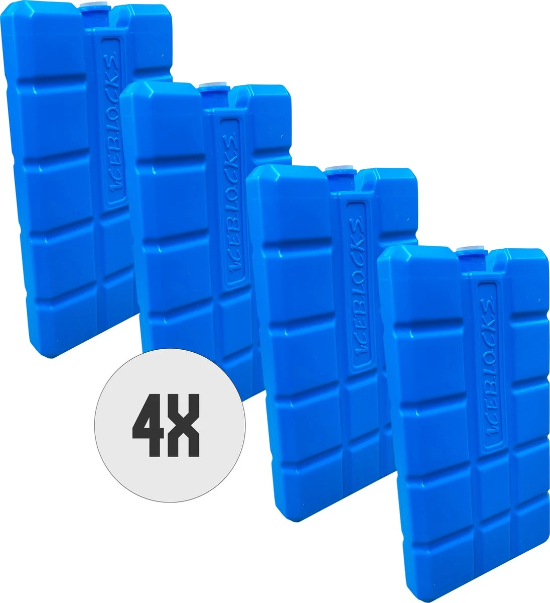 DULA Blauwe Koelelementen - 4 Stuks 200 Gram - 8 X 15 X 2 Cm 1 DULA Blauwe Koelelementen - 4 Stuks 200 Gram - 8 X 15 X 2 Cm
