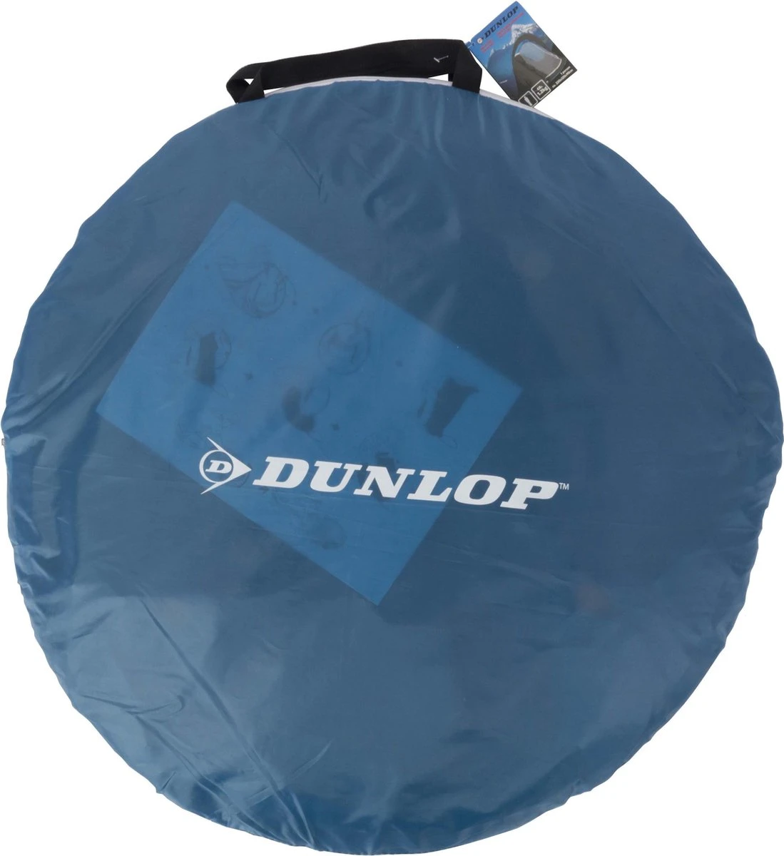 Dunlop Pop Up Tent 220 X 120 X 90 Cm - Grijs/ Blauw - 1 Persoons 6 Dunlop Pop Up Tent 220 X 120 X 90 Cm - Grijs/ Blauw - 1 Persoons - Afbeelding 6