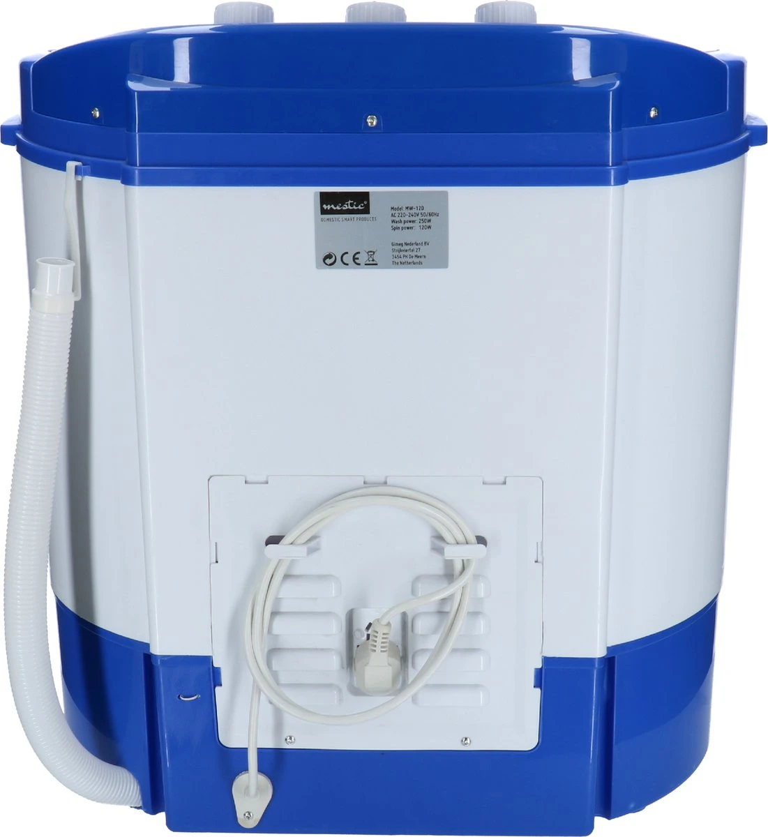 Mestic MW-120 Wasmachine/Centrifuge Combinatie - 230V 10 Mestic MW-120 Wasmachine/Centrifuge Combinatie - 230V - Image 10
