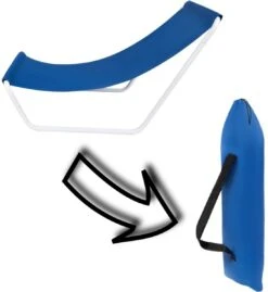 In Round Strandstoel Met Opbergtas – Opvouwbaar / Inklapbaar – Blauw – Campingstoel – Vouwstoel – Visstoel – Strand Stoel / Stoelen – Lichtgewicht Kampeerstoel – Beach Chair – Voor Volwassenen – Outdoor – Camping -Campingwinkels 1101x1200