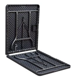 ERRO Vouwtafel - Wickerlook - 180x74cm - Zwart -Campingwinkels 1102x1200 2