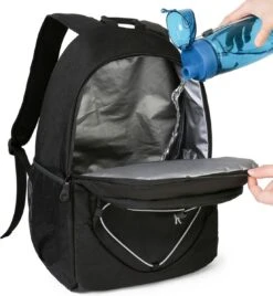 Koeltas Rugzak (25L) - Geschikt Voor 28 Blikjes - Lunchtas Voor Dames En Heren - Zwart -Campingwinkels 1106x1200 2