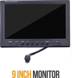 Strex Achteruitrijcamera Set Bedraad Met 4 Camera's (tegelijk Bekijken) - 9" Scherm - 18LED Nachtzicht 15m - IP67 Waterdicht - Achteruitrij Camera -Campingwinkels 1110x1200 3