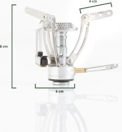 MacGyver Gasbrander Mini RVS - Camping Kookstel - Kookbrander - 10 Cm - Elektronische Ontsteking -Campingwinkels 1113x1200 3