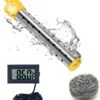 Dompelaar 2000W Incl. Thermometer & Staalspons - Reisdompelaar - Emmerdompelaar - Waterkoker - Camping - Kamperen - Outdoor