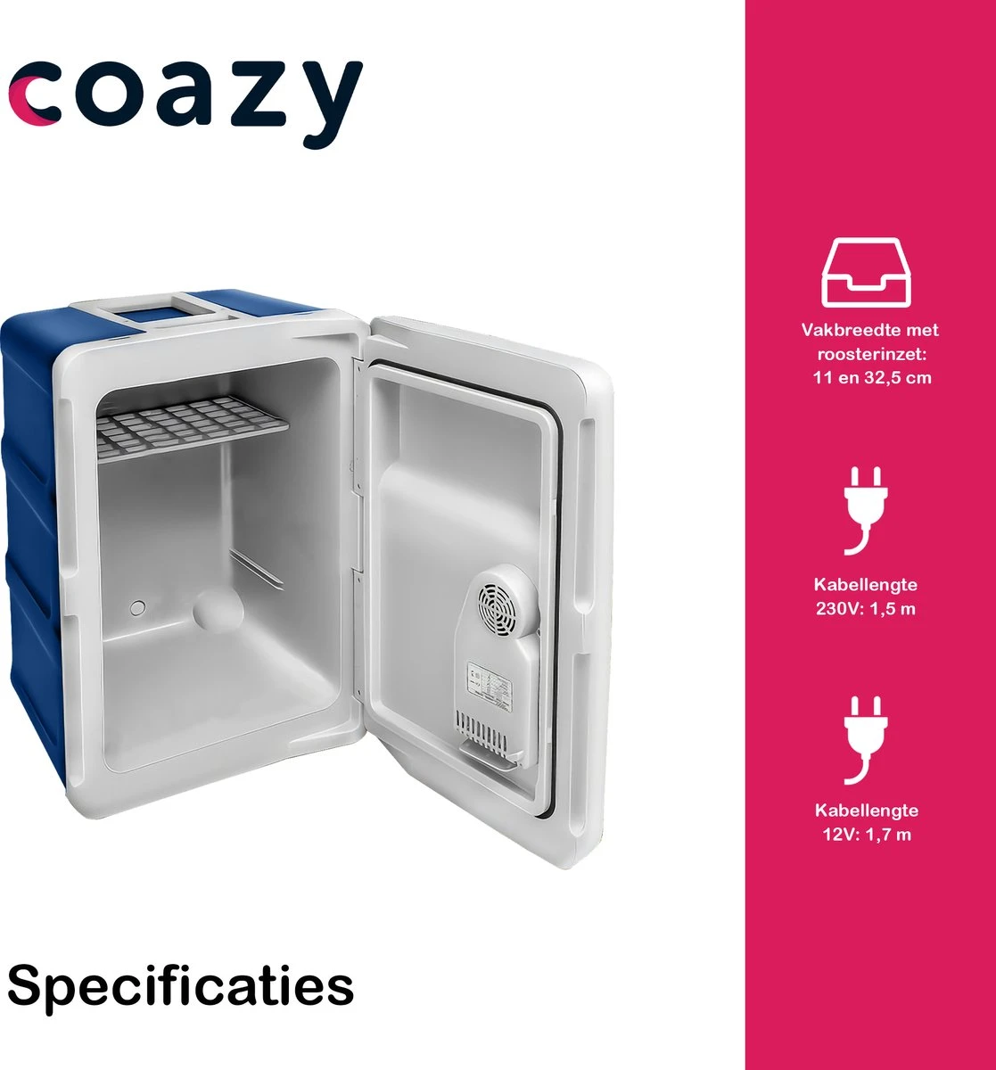 Koelbox Met Wielen Voor Auto & Camping Warm En Koud 40L - Frigobox Elektrisch 12v 230 Volt - MiniBar - Mini Koelkast | Verkoelt En Verwarmt | Eco-modus - Minibar - Mini Koelkast 12 Koelbox Met Wielen Voor Auto & Camping Warm En Koud 40L - Frigobox Elektrisch 12v 230 Volt - MiniBar - Mini Koelkast | Verkoelt En Verwarmt | Eco-modus - Minibar - Mini Koelkast - Image 12