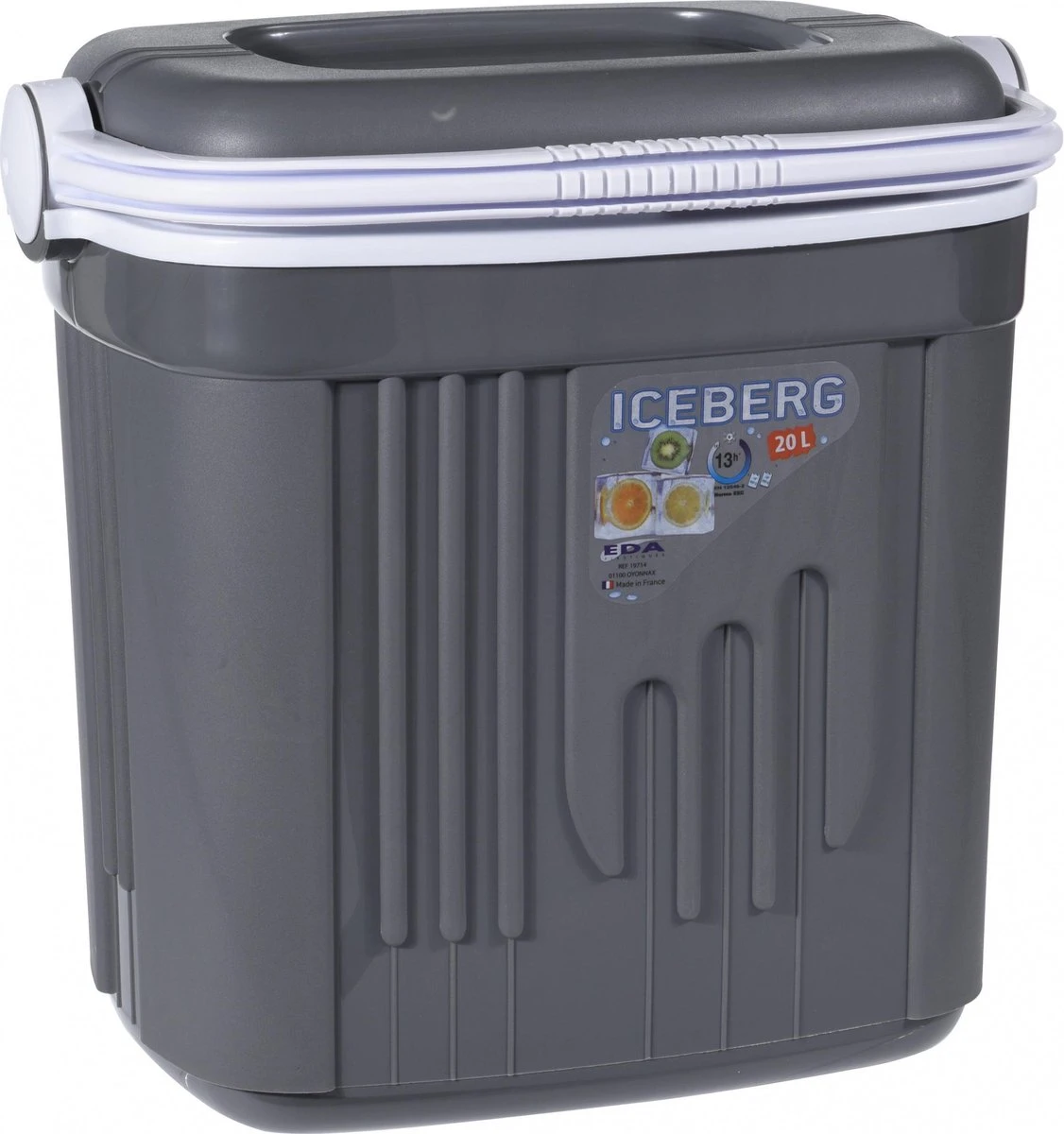 Merkloos ICEBERG Eda Koelbox Grijs - 20 Liter 1 Merkloos ICEBERG Eda Koelbox Grijs - 20 Liter