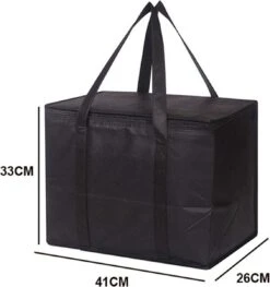 Merkloos 2 Stuks Geïsoleerde Koeltas Met Bodemplaat - Zwart -Campingwinkels 1129x1200 4