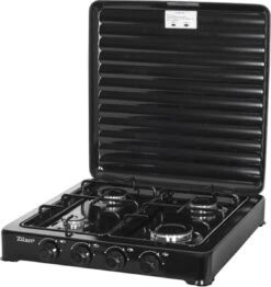 Zilan - Gas Kooktoestel 4 Pits - Campingkooktoestel - Gaskookplaat - Zwart -Campingwinkels 1131x1200 2