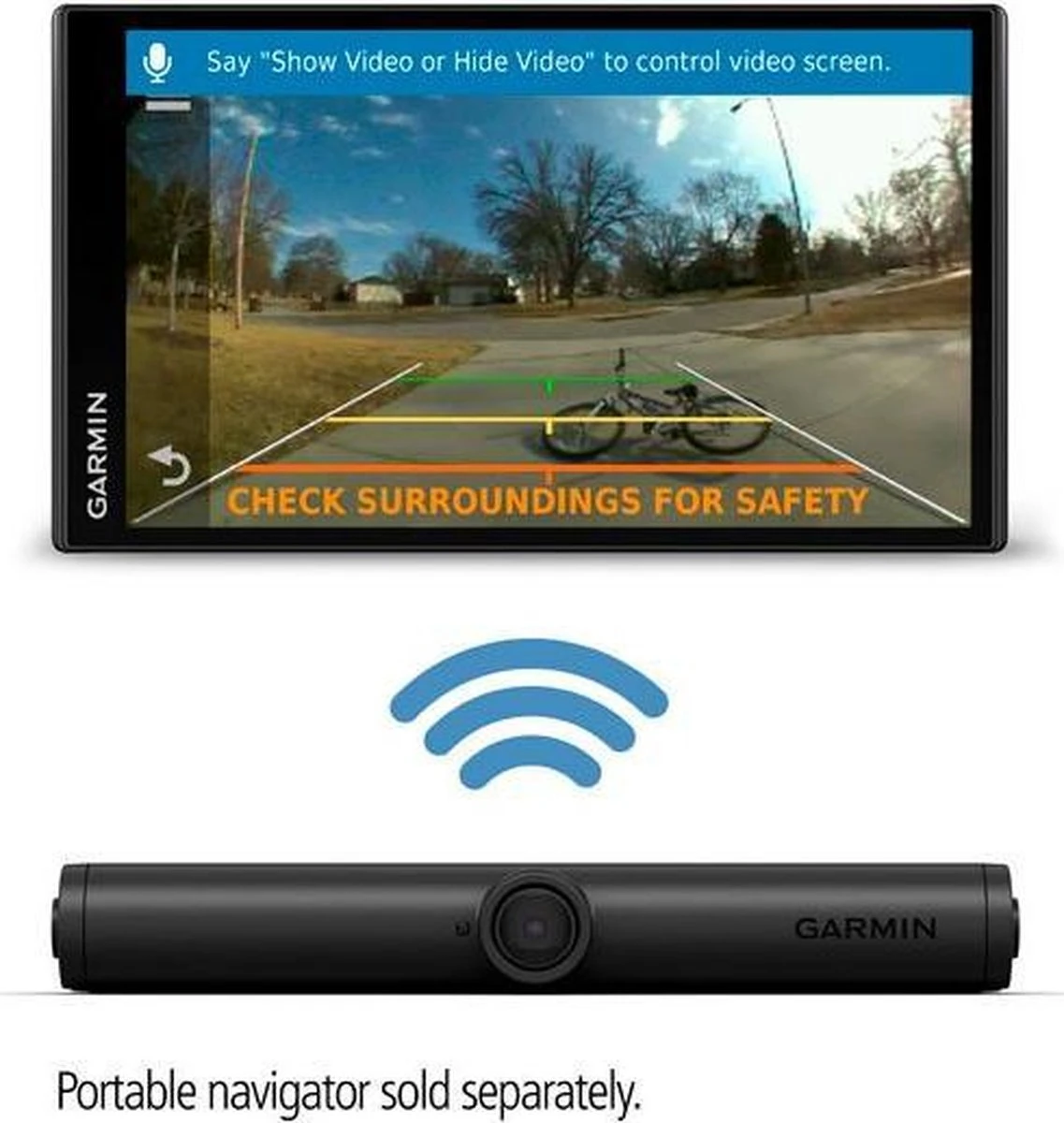 Garmin BC40 - Achteruitrijcamera Voor Auto - Draadloos - Spraakbesturing - Robuust En Weerbestendig 1 Garmin BC40 - Achteruitrijcamera Voor Auto - Draadloos - Spraakbesturing - Robuust En Weerbestendig