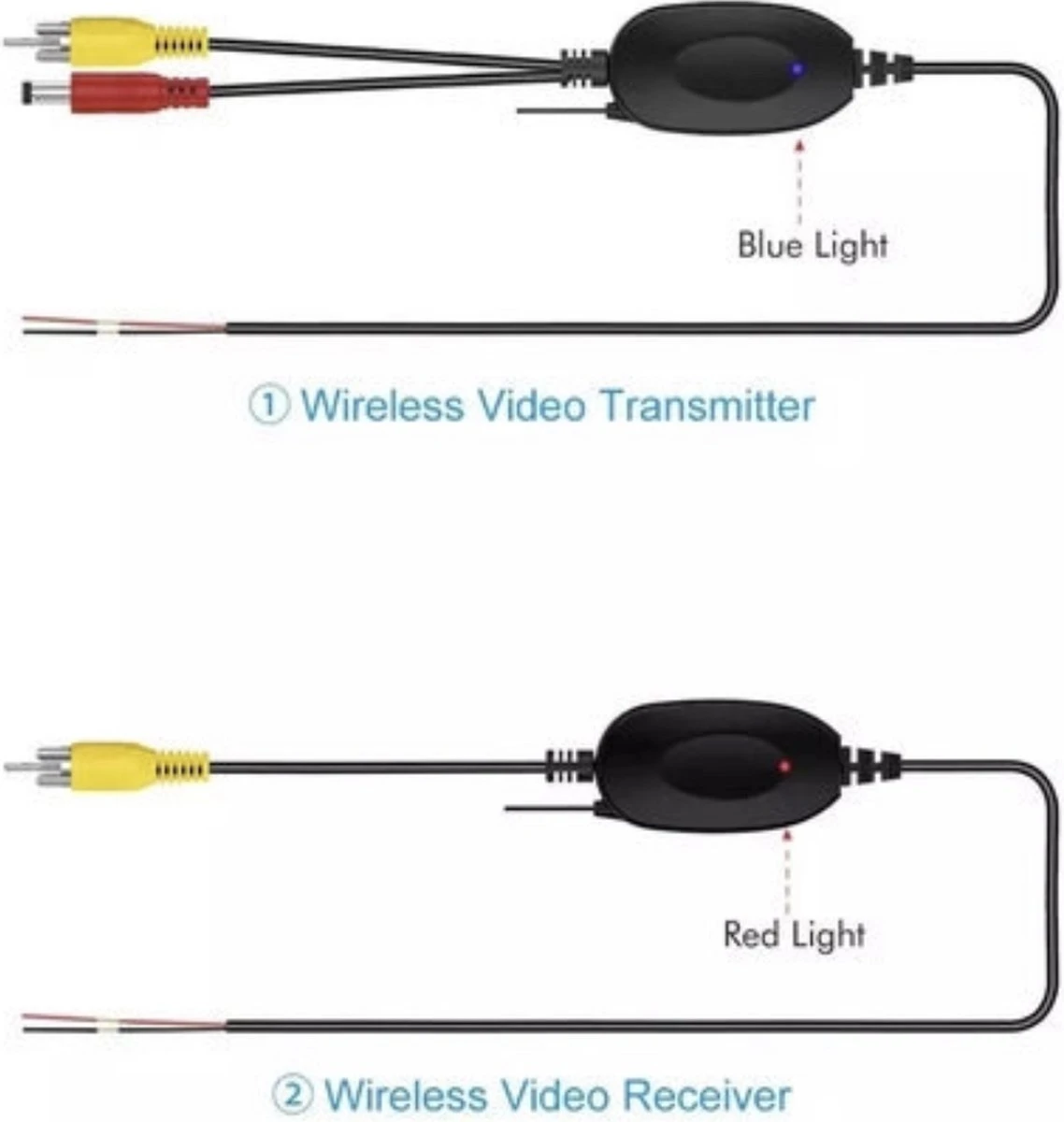 Draadloos Achteruitrijcamera 170 Graden Kijkhoek/Parkeerhulp/LED/Nachtzicht + Kentekenplaat Houder + Draadloos Module 9 Draadloos Achteruitrijcamera 170 Graden Kijkhoek/Parkeerhulp/LED/Nachtzicht + Kentekenplaat Houder + Draadloos Module - Afbeelding 9
