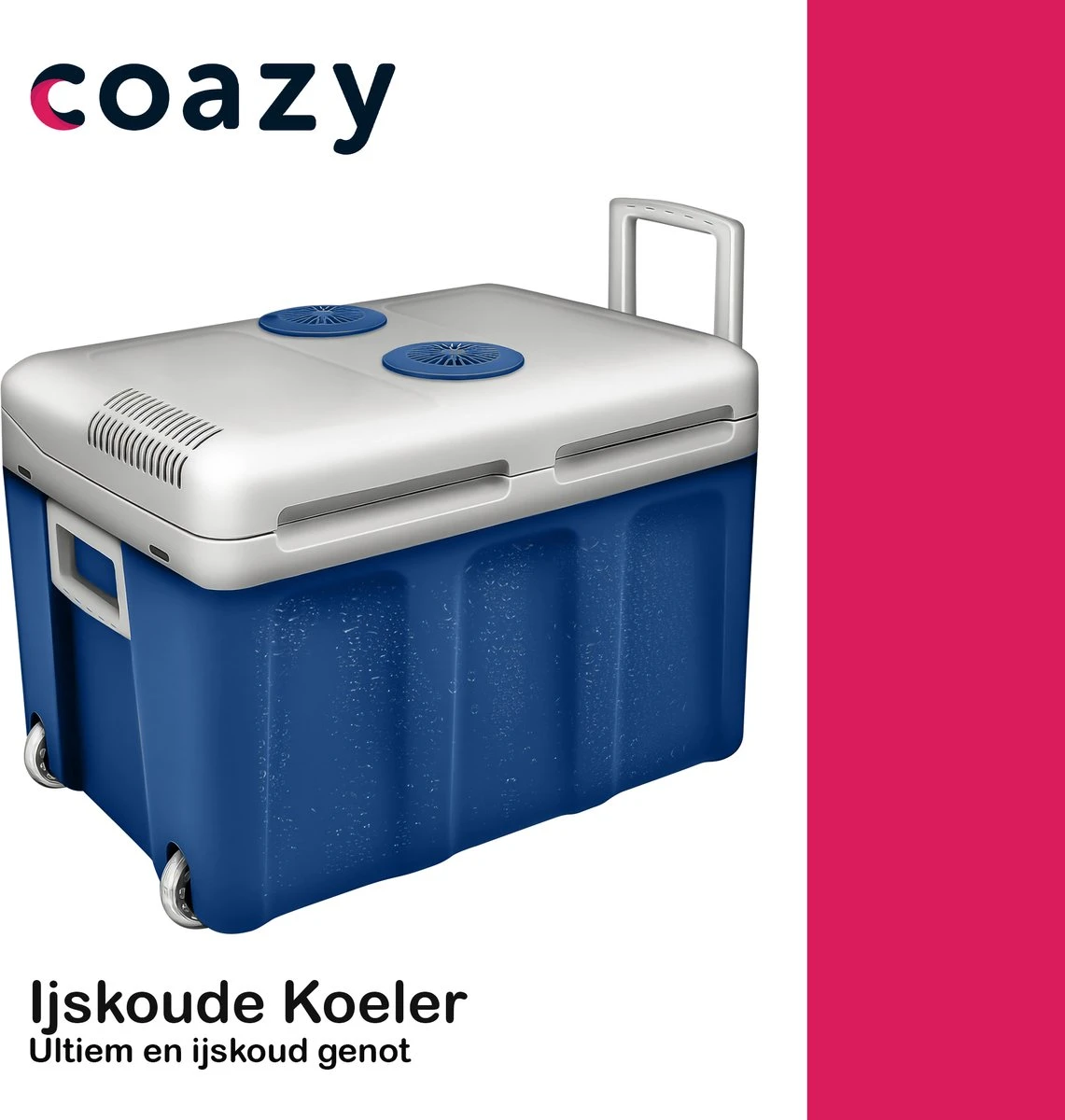 Koelbox Met Wielen Voor Auto & Camping Warm En Koud 40L - Frigobox Elektrisch 12v 230 Volt - MiniBar - Mini Koelkast | Verkoelt En Verwarmt | Eco-modus - Minibar - Mini Koelkast 6 Koelbox Met Wielen Voor Auto & Camping Warm En Koud 40L - Frigobox Elektrisch 12v 230 Volt - MiniBar - Mini Koelkast | Verkoelt En Verwarmt | Eco-modus - Minibar - Mini Koelkast - Image 6