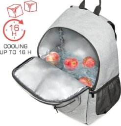 Bomoe Koeltas Rugzak IceBreezer KR45 Koelrugzak Grijs 45x19x33 Cm - 25 Liter -Campingwinkels 1153x1200 4