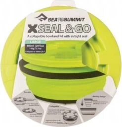 Sea To Summit X-Seal & Go Campingservies Inklapbaar - Schaal - Large - Lime -Campingwinkels 1157x1200 1