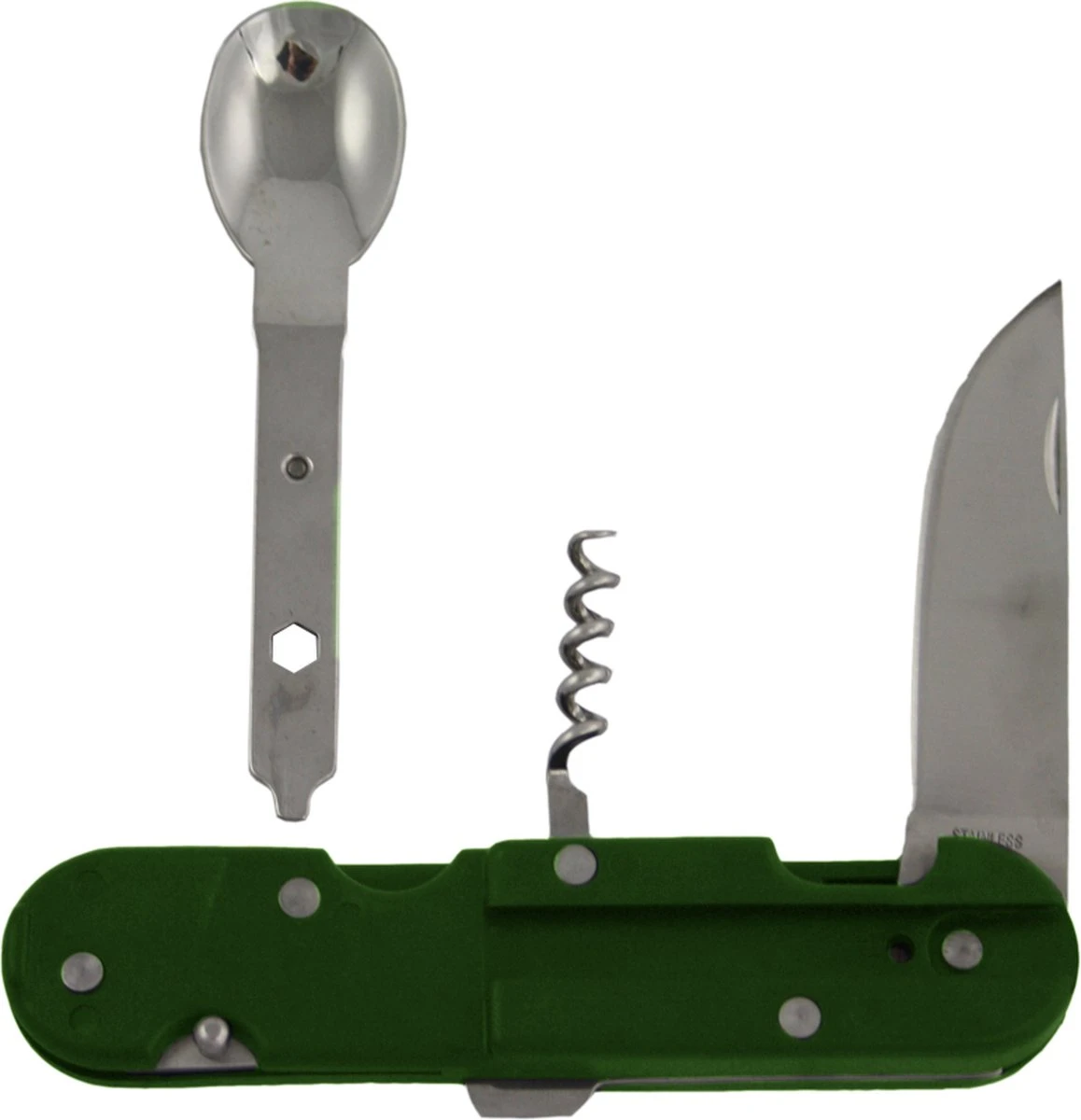 Fosco Outdoor Bestek - Groen - Inklapbaar 2 Fosco Outdoor Bestek - Groen - Inklapbaar - Image 2