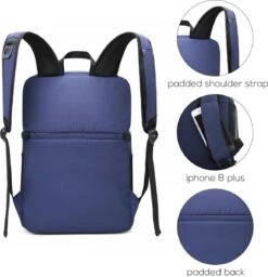 Koeltas Rugzak (28L) - 16 Blikjes - Lunchtas Voor Dames En Heren - Picknicktas - Blauw -Campingwinkels 1159x1200 5