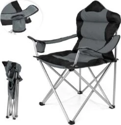 Sens Design Campingstoel - Kampeerstoel - Opvouwbaar - Grijs -Campingwinkels 1160x1200
