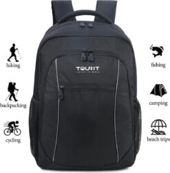 Koelrugtas - 23L - Wandelrugzak - Dagrugzak - Outdoor Rugzak - Dames & Heren - Zwart -Campingwinkels 1179x1200 6