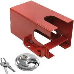 PROPLUS Pro Plus Koppelingsslot Met Discusslot PM - Rood