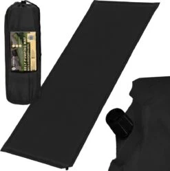 Springos Slaapmat | Zelfopblazend | 180 Cm | Inclusief Hoes | Zwart -Campingwinkels 1190x1200 10