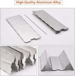 IBright Kookwindscherm - 12 Delig - 24cm Hoog - Kamperen -Opvouwbaar - Universeel 7 IBright Kookwindscherm - 12 Delig - 24cm Hoog - Kamperen -Opvouwbaar - Universeel -Campingwinkels 1192x1200 5