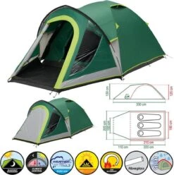 Coleman Kobuk Valley 3 Plus Koepeltent - Verduisterend - 3-Persoons 16 Coleman Kobuk Valley 3 Plus Koepeltent - Verduisterend - 3-Persoons -Campingwinkels 1193x1200 2