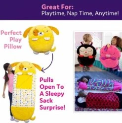 Draak Slaapzak -160 Cms | Kinderslaapzak | Slaapzak Junior | Nappers | Children Sleeping Bag | Kinderen Slaapzak | Super Soft 2 In 1 Fun Pillow &Sleepy For Boys | Draak Slaapzak | Zachte Slaapzak | Knuffel Slaapzak | 2 In 1 Slaapzak | Kinderen -Campingwinkels 1197x1200 27