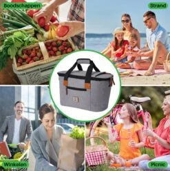 Brisby 4 Laags Geïsoleerde Koeltas - Boodschappentas 21 Liter - Grijs 15 Brisby 4 Laags Geïsoleerde Koeltas - Boodschappentas 21 Liter - Grijs -Campingwinkels 1197x1200 36