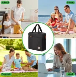 Brisby 4 Laags Geïsoleerde Koeltas - Lunchtas 7 Liter - Zwart 10 Brisby 4 Laags Geïsoleerde Koeltas - Lunchtas 7 Liter - Zwart -Campingwinkels 1197x1200 55