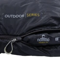 NOMAD® Taurus 400 Slaapzak | 210x80cm Grijs | Lichtgewicht & Kwalitatief | Slaapzak | Incl Hoes -Campingwinkels 1199x1200 2
