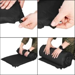 Springos Slaapmat | Zelfopblazend | 180 Cm | Inclusief Hoes | Zwart -Campingwinkels 1199x1200 9