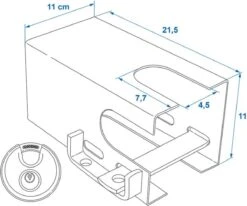 PROPLUS Pro Plus Koppelingsslot Met Discusslot PM - Rood -Campingwinkels 1200x1001 1