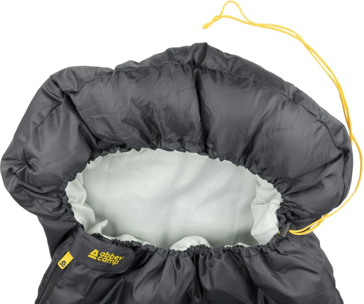 Abbey Camp Slaapzak Mummie - Grijs - 210 X 80/50 Cm 4 Abbey Camp Slaapzak Mummie - Grijs - 210 X 80/50 Cm - Image 4