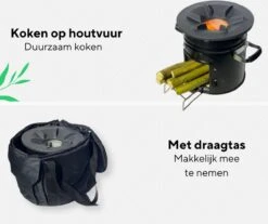 Thuiser Rocket Stove - Kooktoestel Op Houtvuur - Camping Gadget - Buiten Koken Op Vuur - Kookkachel Voor Buiten - Buiten Koken Op Vuur Toestellen - Kampeer Gadgets - Gadgets Mannen - Kampeer Kooktoestel - Kookkachel Op Hout - Met Draagtas -Campingwinkels 1200x1006 2
