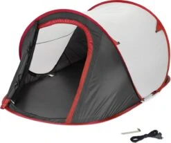 JEMIDI Tweepersoons Pop-up Tent - Opgooitent, Werptent Voor 2 Personen - Ideaal Als Festivaltent Of Kampeertent - Verschillende Kleuren -Campingwinkels 1200x1007 3