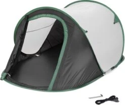 JEMIDI Tweepersoons Pop-up Tent - Opgooitent, Werptent Voor 2 Personen - Ideaal Als Festivaltent Of Kampeertent - Verschillende Kleuren -Campingwinkels 1200x1008 2