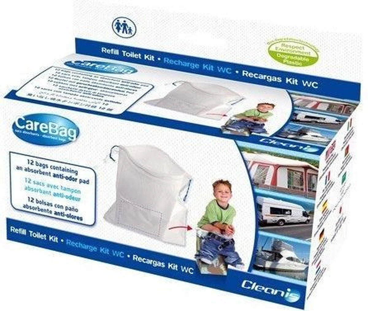 Care-Bag Droogtoilet 12st 1 Care-Bag Droogtoilet 12st