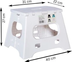 Splendole Opstapje Inklapbaar Caravanopstapje - Opvouwbaar - 120 Kg - 27 Cm Krukje Wit -Campingwinkels 1200x1025 2