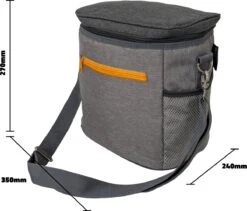 Bo-Camp Koeltas - Grijs - 20 Liter 8 Bo-Camp Koeltas - Grijs - 20 Liter -Campingwinkels 1200x1026 4