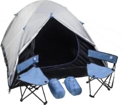MaxxSport Camping Set - 2 Persoons - Tent + Slaapzakken + Campingstoelen - 200x190x120cm 9 MaxxSport Camping Set - 2 Persoons - Tent + Slaapzakken + Campingstoelen - 200x190x120cm -Campingwinkels 1200x1032 3