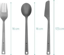 Navaris Campingbestek Van Titanium - Set Met Vork, Mes En Lepel - Bestekset Voor Onderweg En Op Reis - Inclusief Karabijnhaak En Bewaarzakje 13 Navaris Campingbestek Van Titanium - Set Met Vork, Mes En Lepel - Bestekset Voor Onderweg En Op Reis - Inclusief Karabijnhaak En Bewaarzakje -Campingwinkels 1200x1034 3