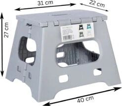 Splendole Opstapje Inklapbaar Caravanopstapje - Opvouwbaar - 120 Kg - 27 Cm Krukje Grijs 13 Splendole Opstapje Inklapbaar Caravanopstapje - Opvouwbaar - 120 Kg - 27 Cm Krukje Grijs -Campingwinkels 1200x1044 4